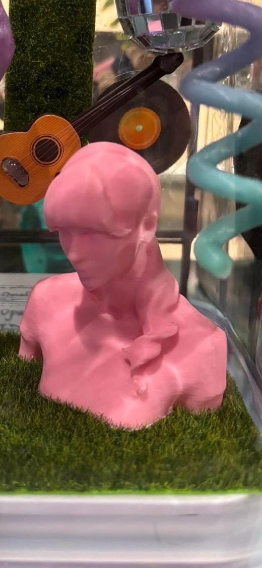 Taylor Swift Bust for Jumping spider in a variety of colors