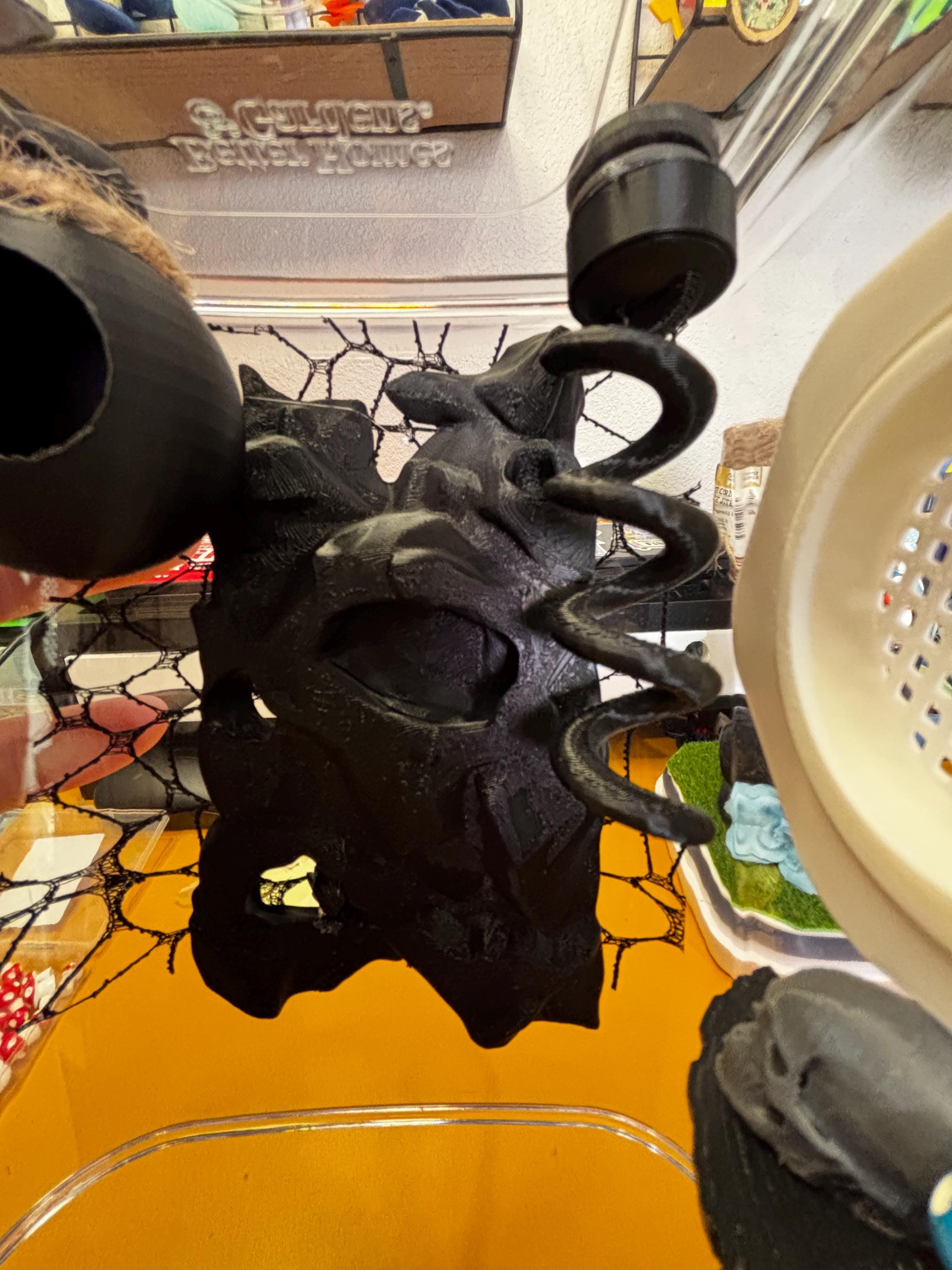 Medium Gothic/mushroom themed Jumping spider enclosure