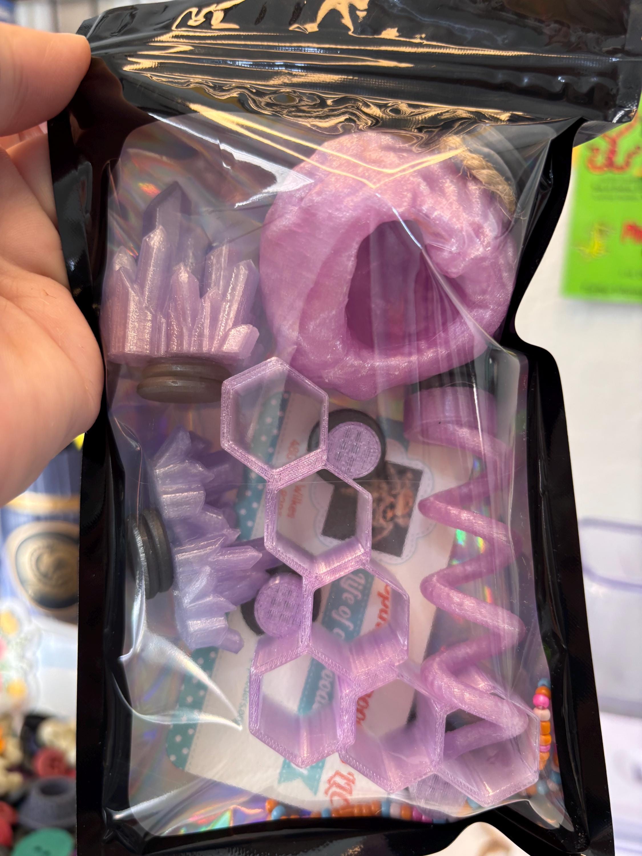 Jumping Spider Enclosure Accessory bag: Fairy Floss