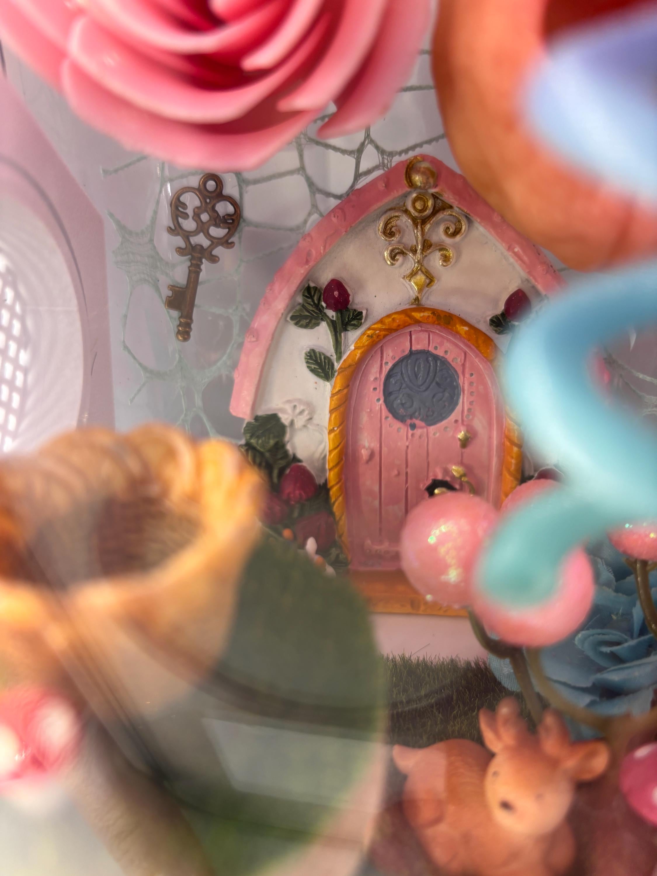 Medium Fairy Garden themed Jumping spider enclosure