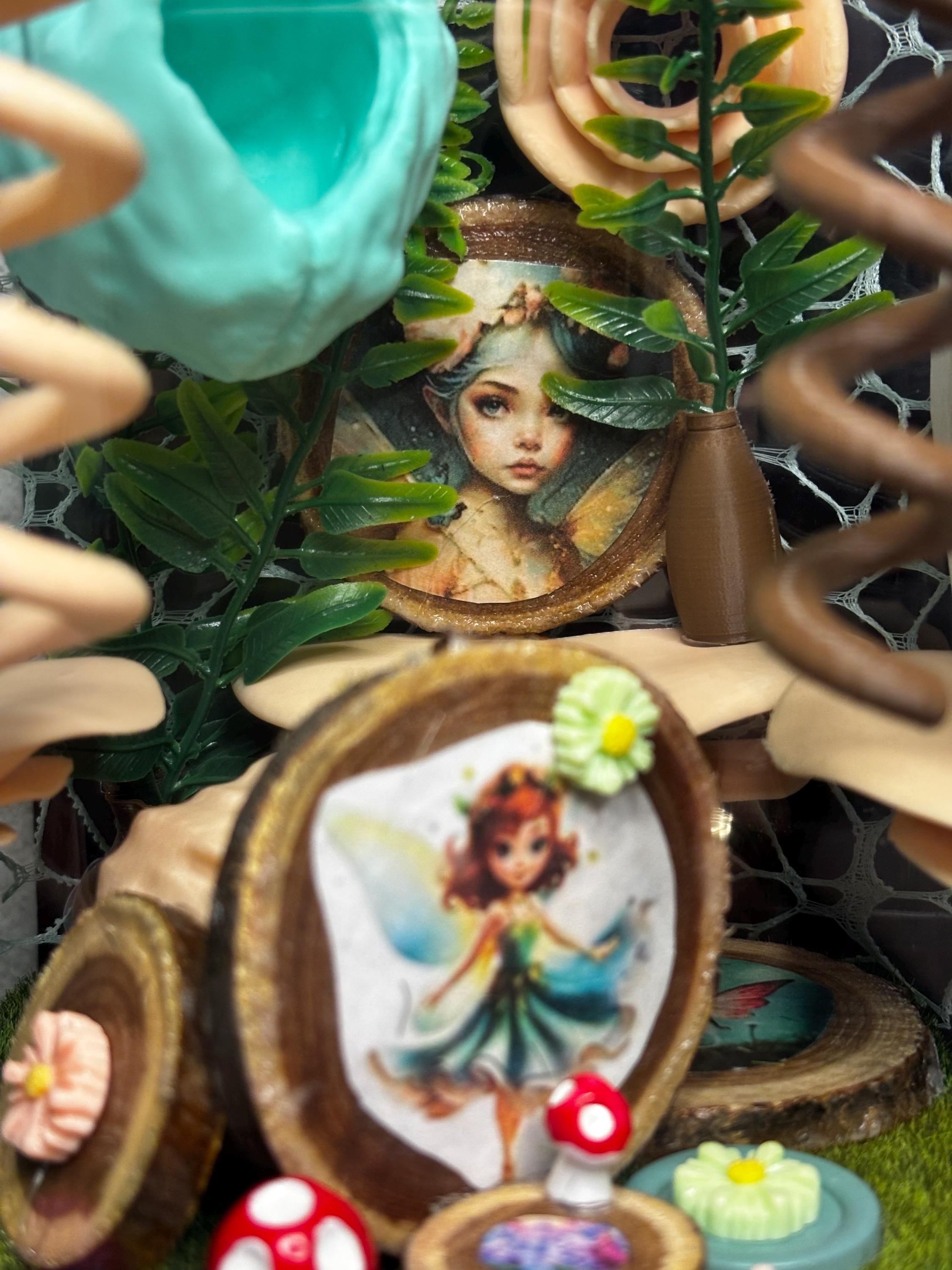 Medium Fairy Garden #2 themed Jumping spider enclosure