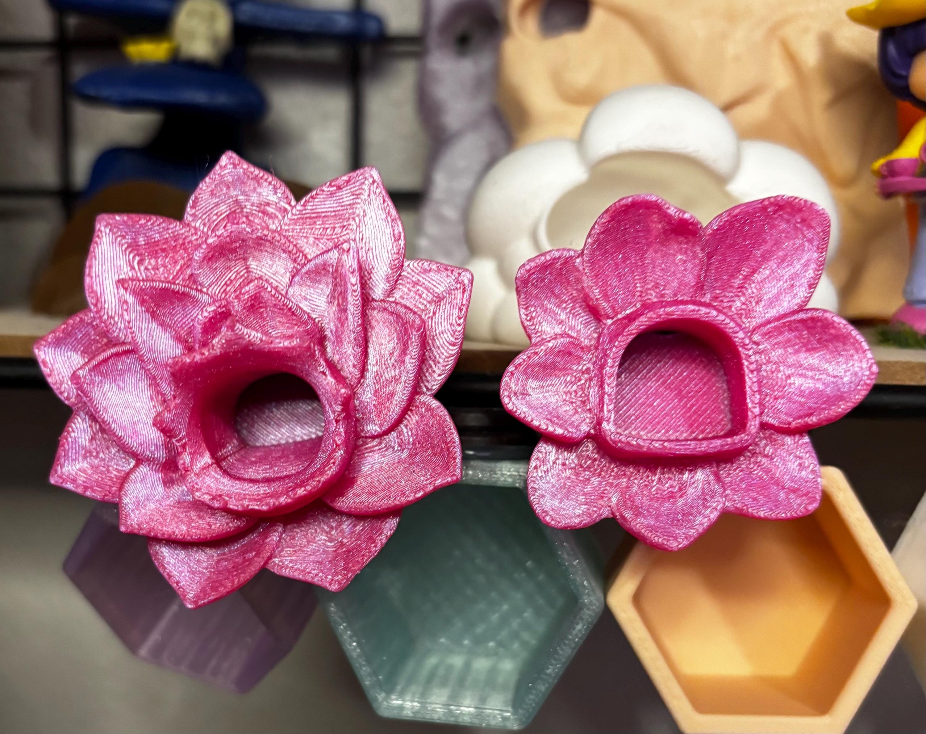 Jumping Spider Flower Hide Duo – 3D Printed Pet Habitat