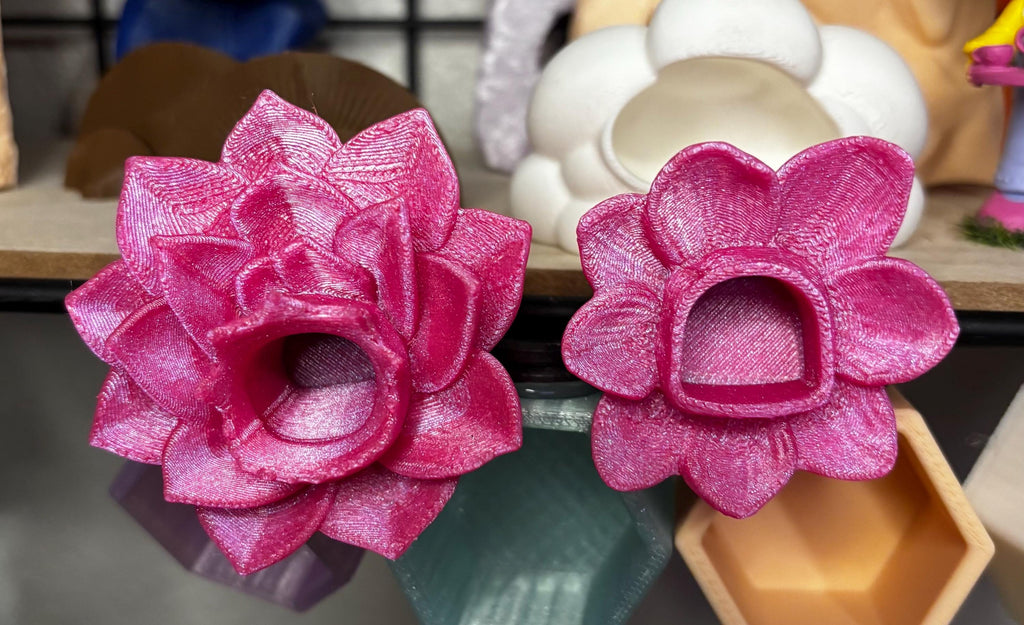 Jumping Spider Flower Hide Duo – 3D Printed Pet Habitat
